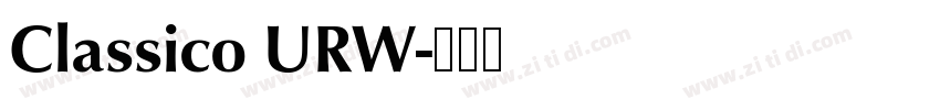 Classico URW字体转换 Classico URW字体转换